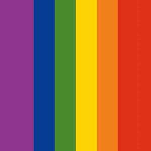 Vertical Rainbow Flag PS5 Console Skin